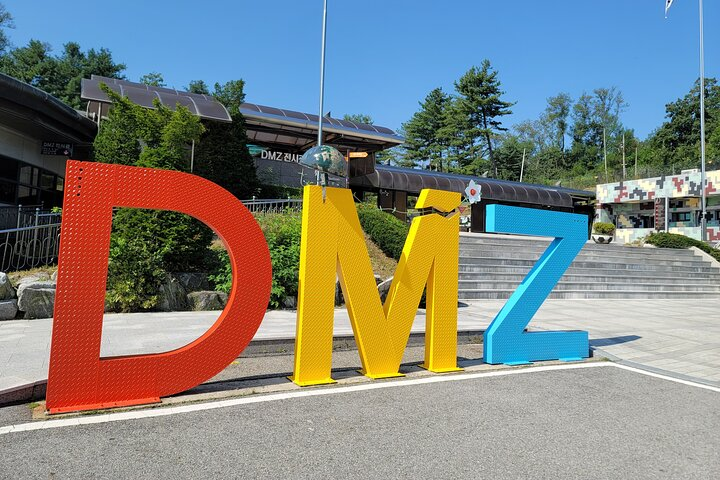 Experience the unique contrast of visiting the DMZ and the stunning views from the Suspension Bridge at Mt. Gamaksan a perfect blend of history and natural beauty.